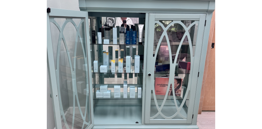 Mazza Plastic Surgery Skincare Shelf