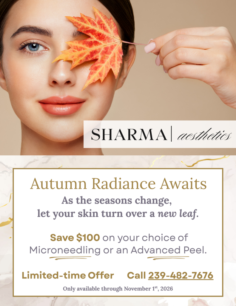 Autumn Radiance Awaits at Sharma Aesthetics 🍁
