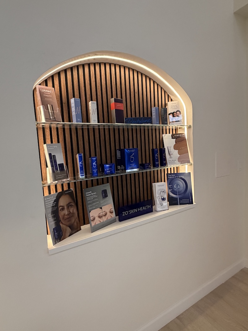 Sharma Plastic Surgery - Skin Care Wall